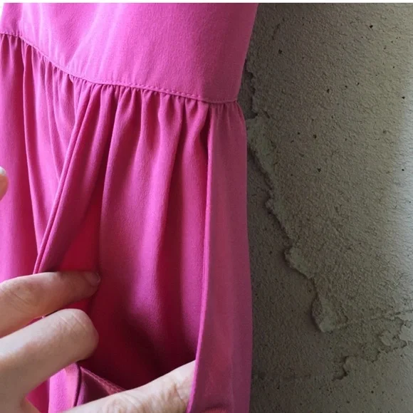 Stone Cold Fox Huntly Silk Dress in Berry - Picture 8 of 9